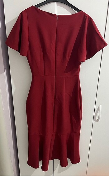 Trendyol & Milla Bordo Midi Elbise