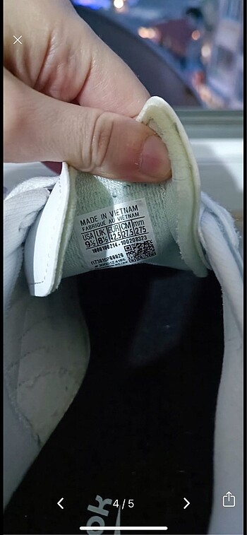 42.5 Beden reebok erkek spor ayakkabı