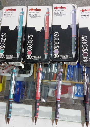 adet fiyatı Rotring Tikky 0.7 Mekanik Kurşun Kalem Seti - Görsel 2