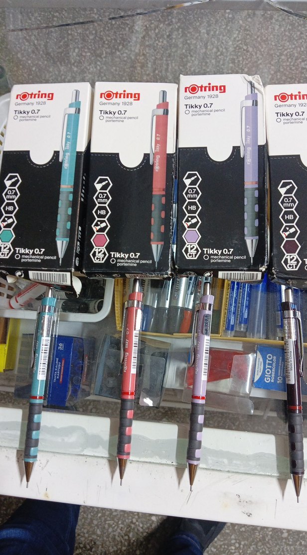 adet fiyatı Rotring Tikky 0.7 Mekanik Kurşun Kalem Seti - Görsel 2