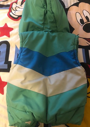 Çocuk Kapüşonlu Fermuarlı Şişme Yelek - Görsel 4