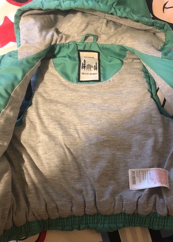 Çocuk Kapüşonlu Fermuarlı Şişme Yelek - Görsel 2