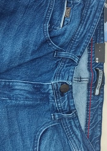 40 Beden Mavi Erkek Denim Jean Pantolon