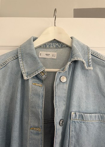xs Beden Kadın Mavi Kısa Kollu Denim Ceket