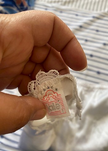 m Beden beyaz Renk Saten şortlu gecelik takım