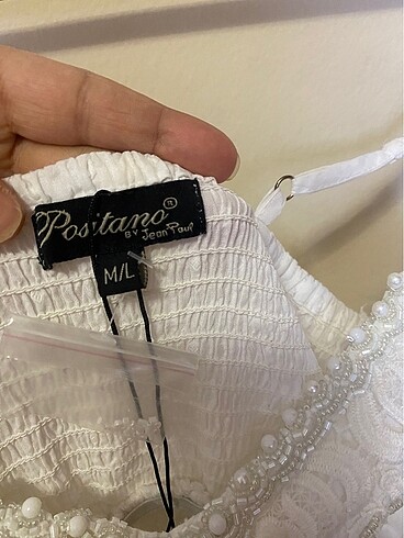 Beyaz mini elbise - Görsel 6