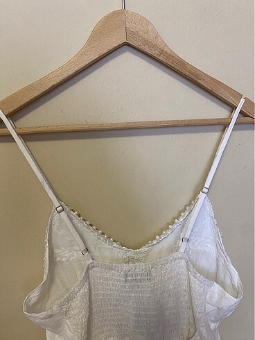 Beyaz mini elbise - Görsel 8