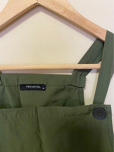 Salopet haki renk - Görsel 5