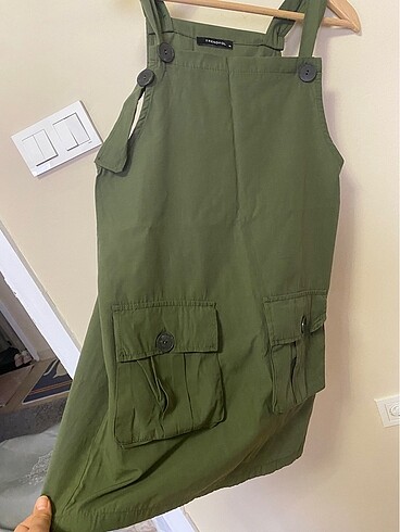 Salopet haki renk - Görsel 8