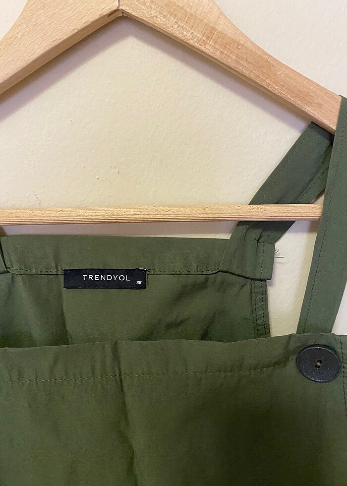 Salopet haki renk - Görsel 5