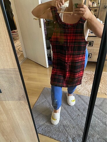 Salopet ekose desen - Görsel 9