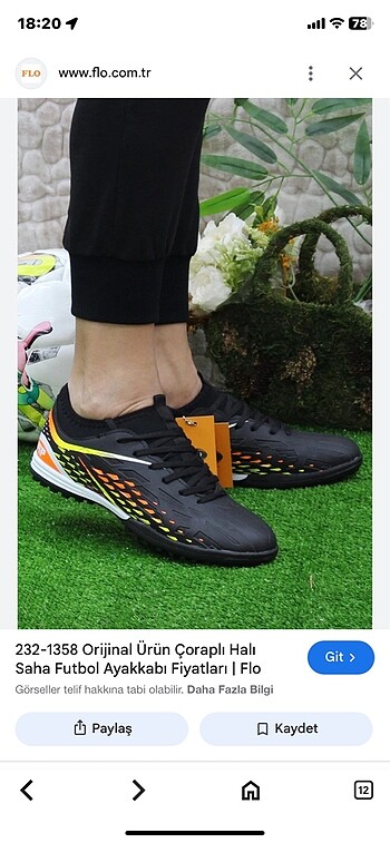 Skechers Halı saha futbol ayakkabısı