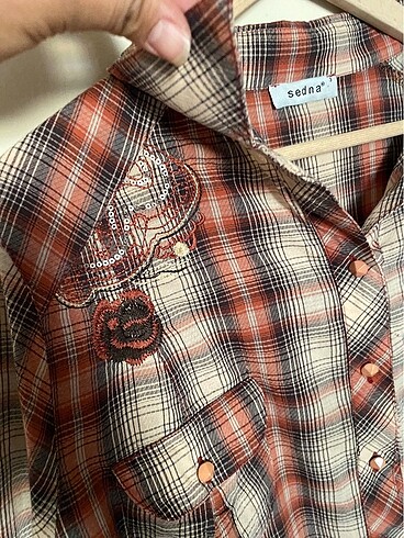 H&M Kareli gömlek L beden