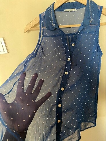 Denim&Co Askılı gömlek xs