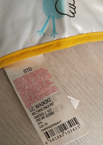 Renkli Baskılı Bebek Önlüğü - Görsel 2