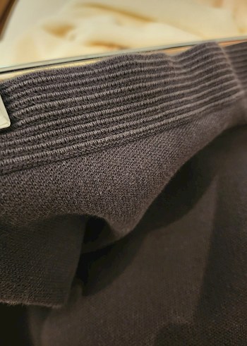 Stefanel Siyah Triko Etek - Görsel 4