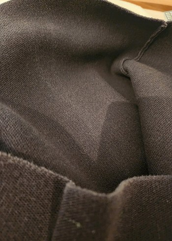 Stefanel Siyah Triko Etek - Görsel 3