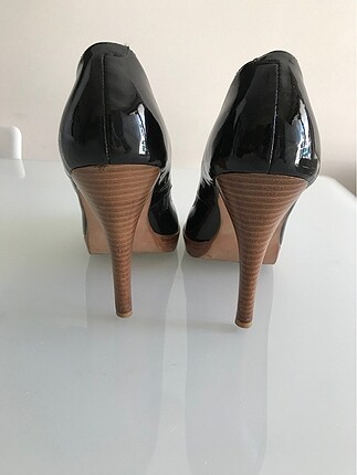 Steve Madden Siyah Rugan Stiletto - Görsel 8