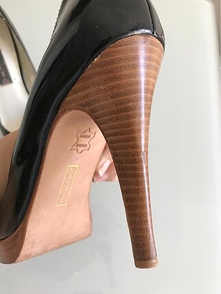 Steve Madden Siyah Rugan Stiletto - Görsel 7