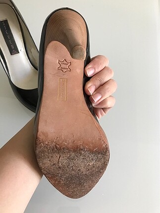 Steve Madden Siyah Rugan Stiletto - Görsel 10