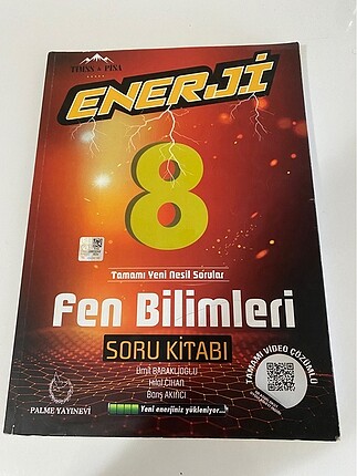 LGS hazırlık palme yayinlari fen bilimleri soru bankasi