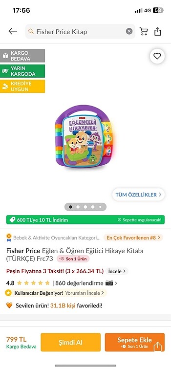 Fisher price kitap