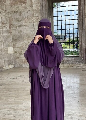 universal Beden Mor abaya sufle pece takım