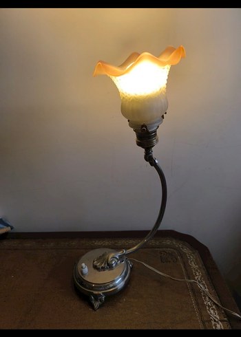  Beden çeşitli Renk Vintage Antika Çiçekli Masa Lambası