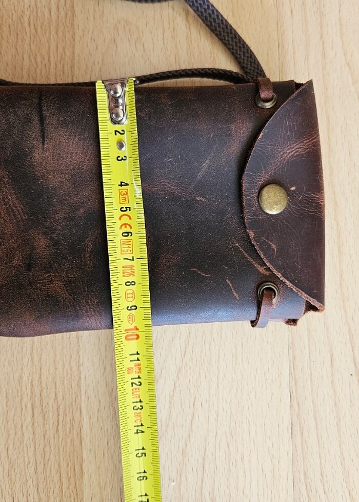 Telefon için çanta gerçek deri - Görsel 5