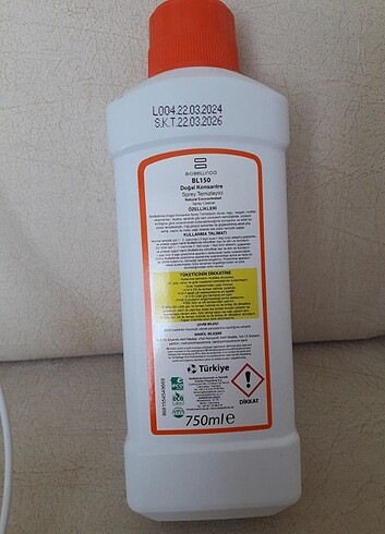 Biobellinda konsantre sprey temizleykci - Görsel 2