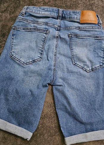 Likralı Erkek Kot Şort - Görsel 5