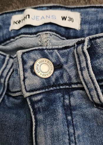 Likralı Erkek Kot Şort - Görsel 2