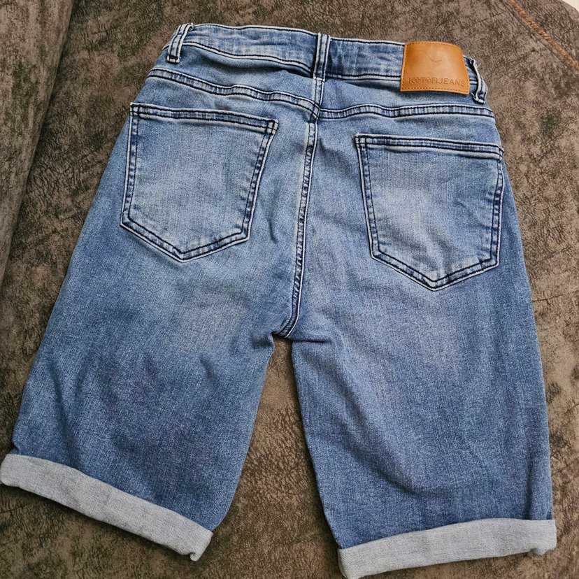 Likralı Erkek Kot Şort - Görsel 5