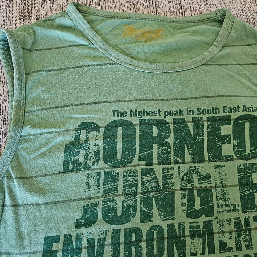 Erkek Kolsuz Yeşil Tişört - Görsel 2