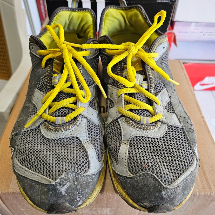 Quechua Gri Outdoor Ayakkabılar Sarı Bağcıklı - Görsel 3