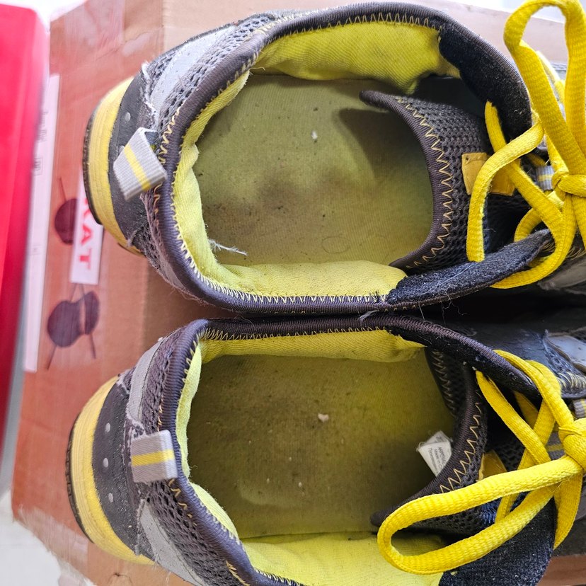 Quechua Gri Outdoor Ayakkabılar Sarı Bağcıklı - Görsel 4