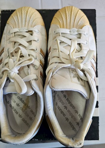 Adidas Beyaz Kadın Spor Ayakkabı - Görsel 4