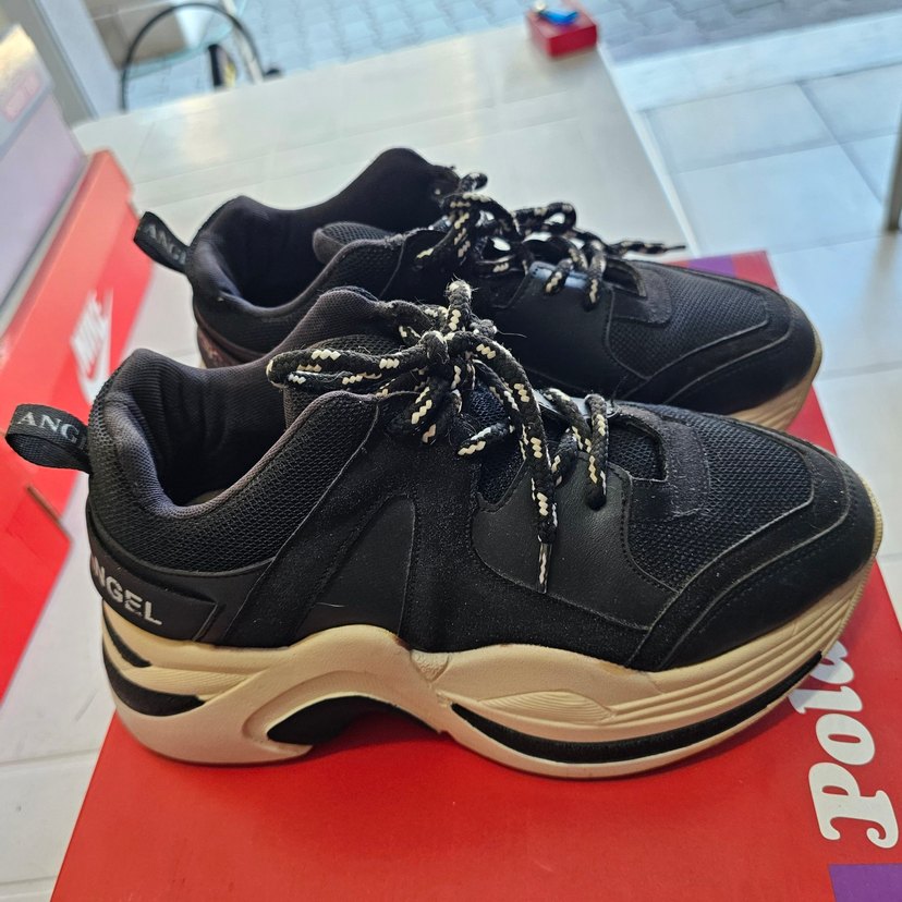 VOICE OF ANANGEL Siyah Spor Ayakkabı - Görsel 3