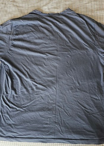 Gri Baskılı Kısa Kollu Tişört - Görsel 7