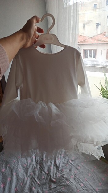 Beyaz tütü elbise 