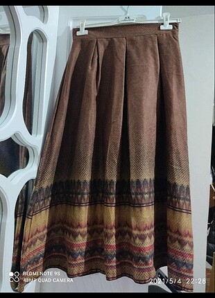 Kışlık pileli etek