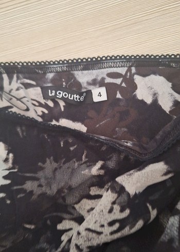 Dantel Detaylı Siyah Mini etek - Görsel 6