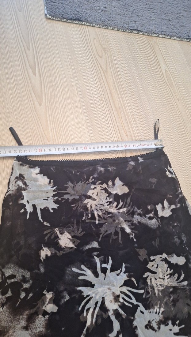 Dantel Detaylı Siyah Mini etek - Görsel 2