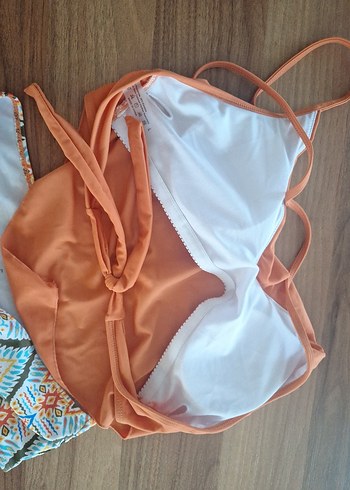 Bohem Tarz Mini Bağcıklı Mayo - Görsel 6