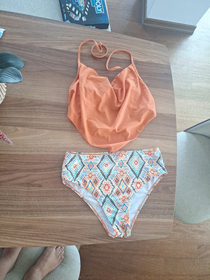 Bohem Tarz Mini Bağcıklı Mayo - Görsel 3