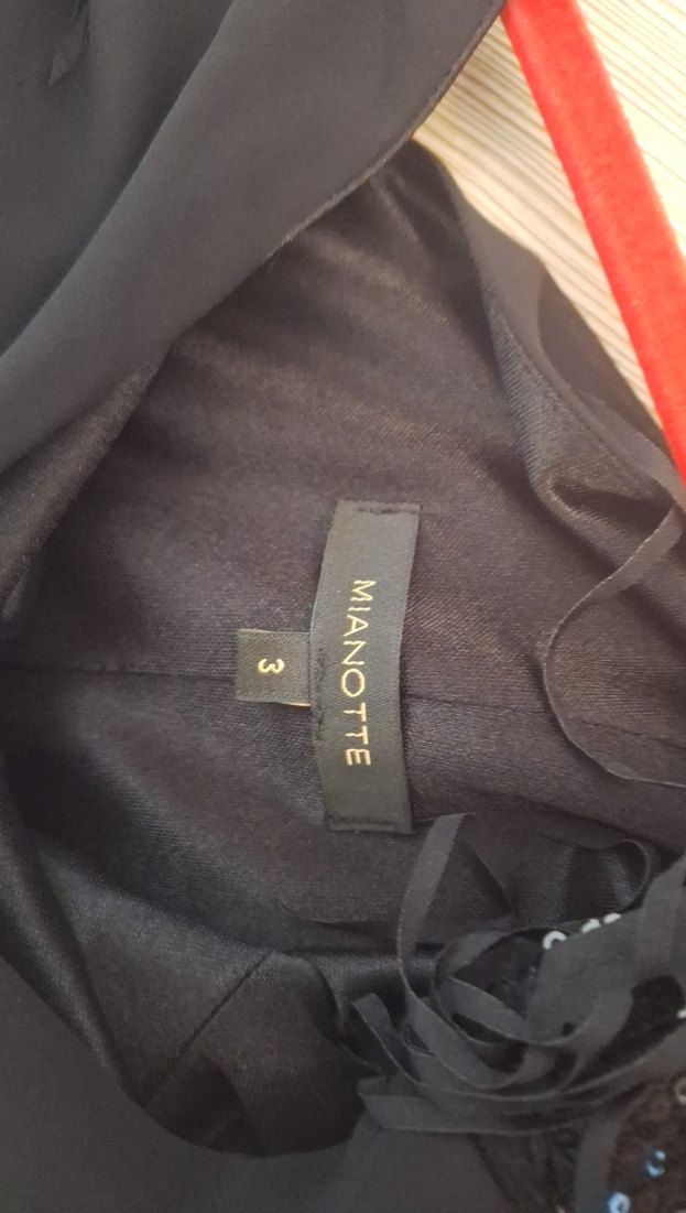 Püsküllü V Yaka Siyah Mini Elbise - Görsel 5