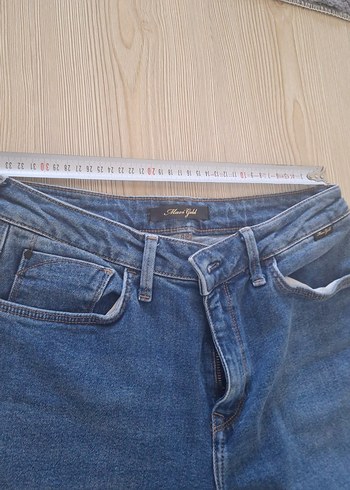 Mavi kadın Denim Pantolon - Görsel 3