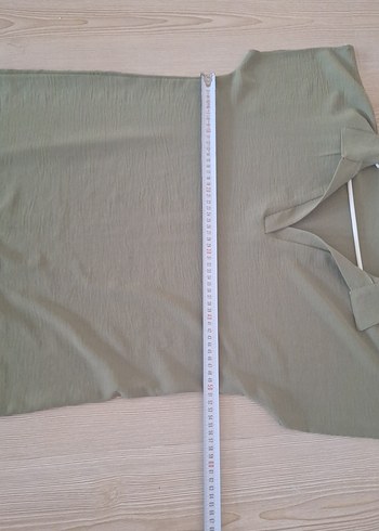 Güneşkızı haki polo yaka Midi Elbise - Görsel 7