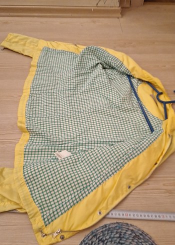 KotonSarı Mini Düğmeli yağmurluk rüzgarlık - Görsel 4