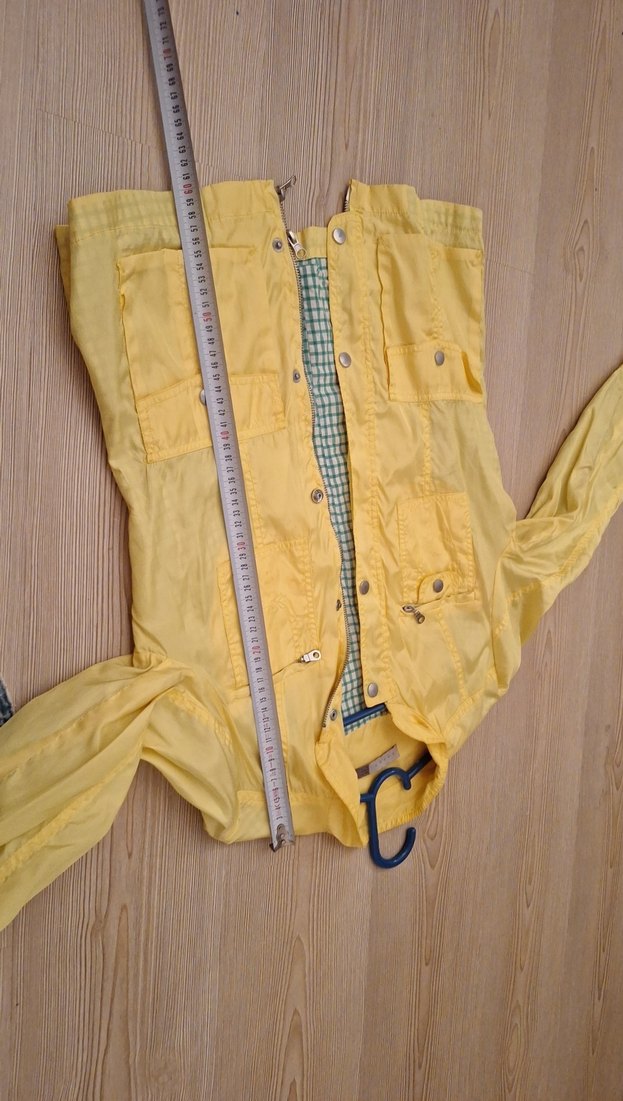 KotonSarı Mini Düğmeli yağmurluk rüzgarlık - Görsel 5